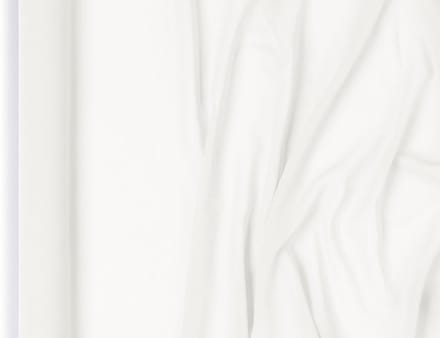 Chiffon decoratiestof gebroken wit, 48cm x 5 meter - tafelloper - feestdedoratie