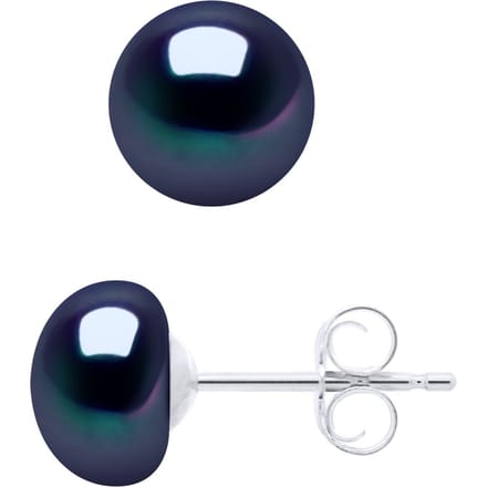 Oorbellen Echte Gecultiveerde Zoetwaterparels Knop 7-8 mm