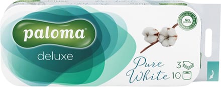 Paloma Toiletpapier Pure White 3-Laags 10 Rollen