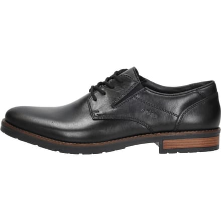 Rieker Veterschoenen zwart Leer - Maat 42