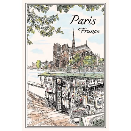 Theedoek Quai Notre Dame Winkler
