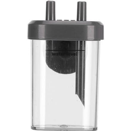 ABS Aquarium Draagbare Mini Kleine Koolstofdioxide CO2 Bubbel Teller met Sterke Zuignap Vis gray