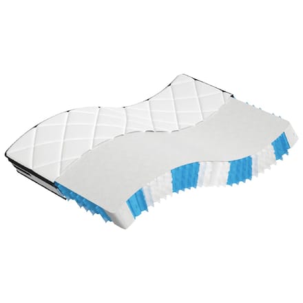 vidaXL - Pocketveringmatras - middelhard-plus - 140x190 - cm