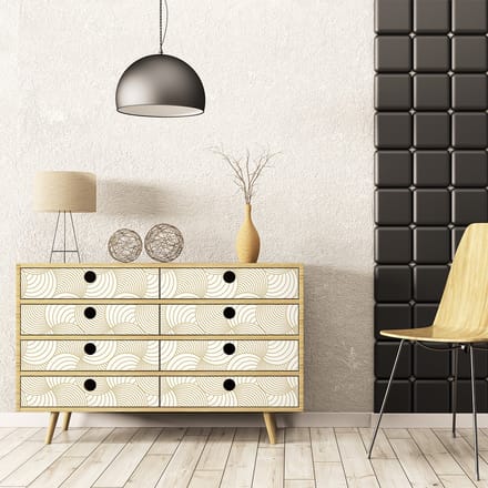 Scandinavische meubelsticker, pretenstijl, 40 x 60 cm