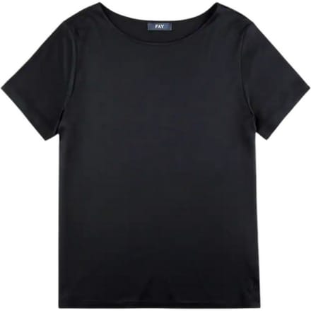 Fay T-shirts en Polo Zwart