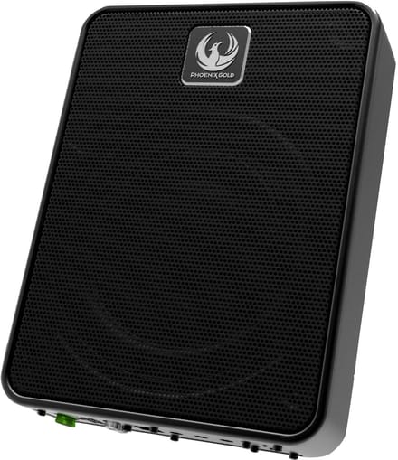 Phoenix Gold ZB8P actieve underseat subwoofer 8 inch 300 watts RMS Auto subwoofer