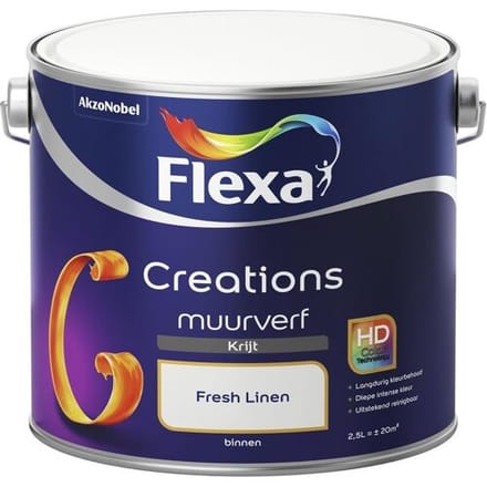 Flexa - Creations - Muurverf - Krijt - Fresh Linen - 2,5 liter