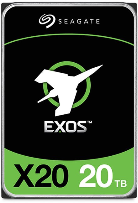 Seagate Exos X20 ST20000NM007D - Vaste schijf 20 TB - intern - SATA 6Gbs - 7200 tpm -buffer: 256 MB