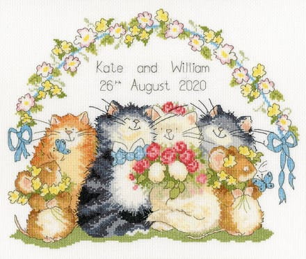 Bothy Threads borduurpakket the purrrfect day XMS17 telpatroon