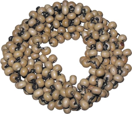 Armband bruin houten kraaltjes
