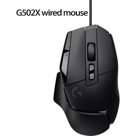 Logitech G502 X PLUS Lightspeed Gamingmuis RGB Vloeiend Lichteffect Hero25K Sensor zwart