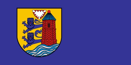 Vlag Flensburg 100x150cm