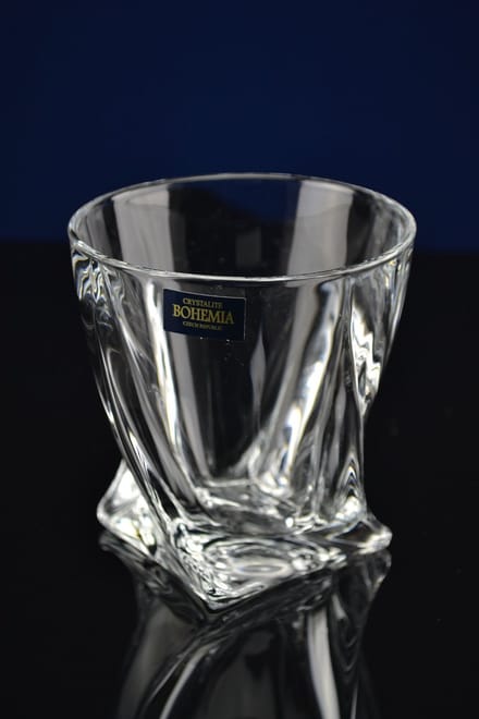 Bohemia Kristallen Whiskyglazen – Set van 2 – Modern en Luxe Design