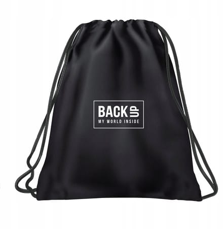 BackUP Zwarte Schoenen Tas - Ideaal voor School & Sport