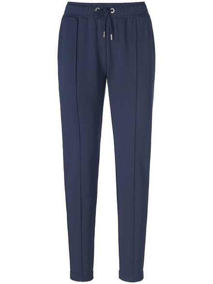Joggingbroek elastische band Van Peter Hahn blauw