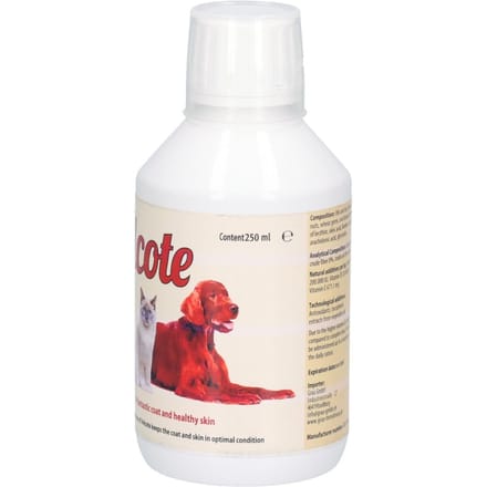250ml Velcote Voercomplement voor Huid- en Vachtverzorging