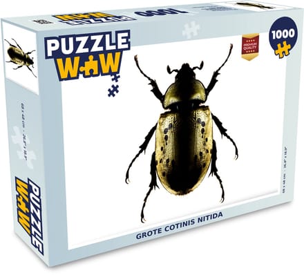 Puzzel Grote Cotinis nitida - Legpuzzel - Puzzel 1000 stukjes volwassenen