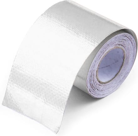 Nixnix® - Hittewerende tape Zilver - Reflecterend - 5cm x 5m Tot 450°C