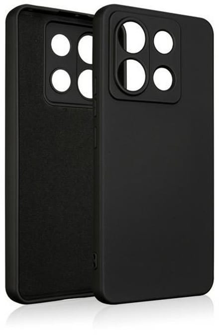 Beline Silicone - Hoesje voor Poco X6 - Zwart - Siliconen
