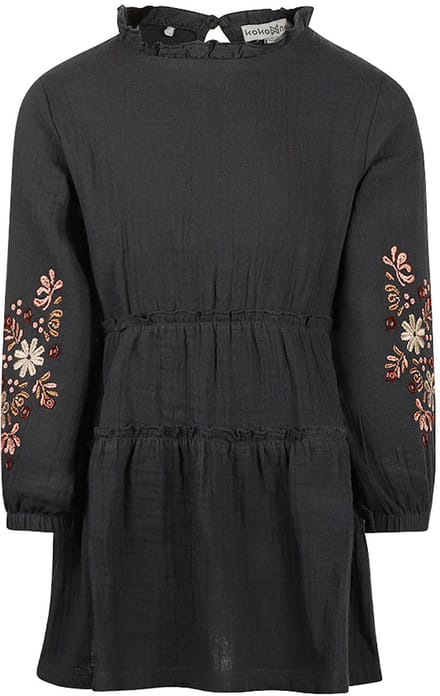 Koko Noko Meisjes Jurk - Faded black