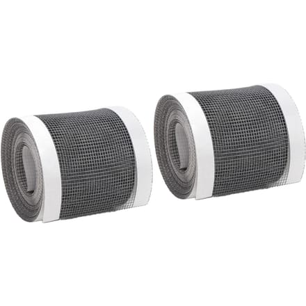 2 Rol Doucheputje Haarvanger Knipbaar Gaas Doucheputje Afdekstickers Anti Verstopping Vloer gray
