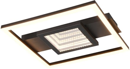 REALITY WHEELER - Plafondlamp - Zwart mat - incl. 1x SMD 16 W - Wandmontage