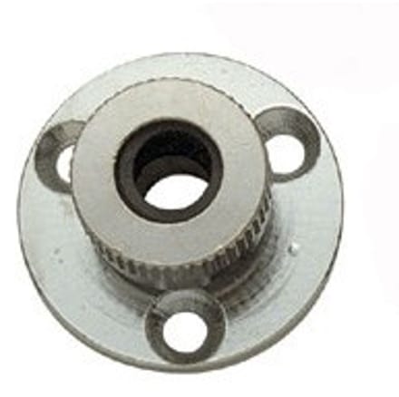 Kabelwartel waterdicht verchroomd messing Ø 8 mm