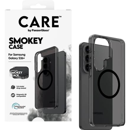 CARE by PanzerGlass Urban Explorer Case Smokey w. - Zwart Qi Samsung Galaxy S26 Plus