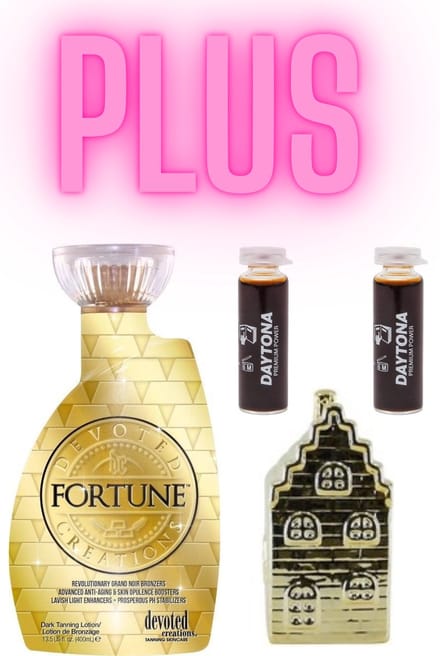Devoted Creations Fortune 400 ml PLUS Huisje Goud PLUS 2X Daytona Premium Power 6 ml !