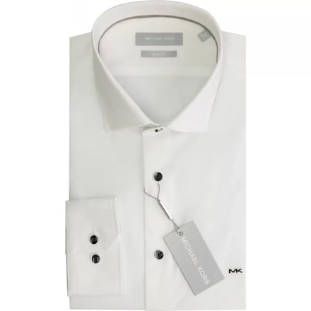 Shirt met lange mouwen Michael Kors Poplin Contrast Emb Slim
