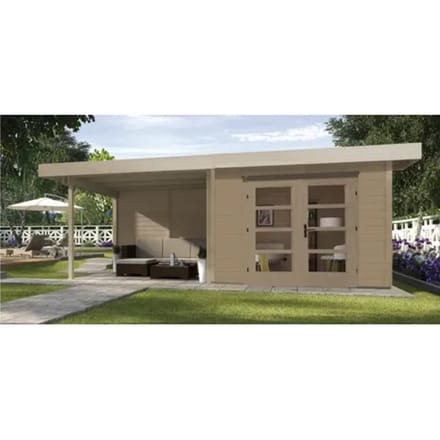 Weka Tuinhuis 126 Designhuis - Onbehandeld - 590x241cm