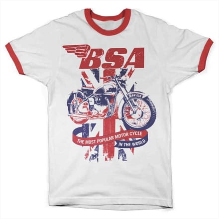 BSA Heren Tshirt -XL- Union Jack Wit