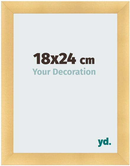 Your Decoration - Fotolijst 18x24 cm - MDF - Goud Mat - Pisa