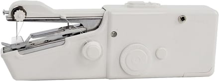Handnaaimachine - Kleine naaier - Snel repareren - Draadloos compact - 21 cm - Wit