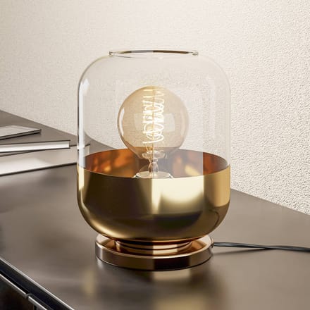 EGLO Maryvilla Tafellamp - E27 - Ø 17 cm - Goud - Classic - Retro - Vintage