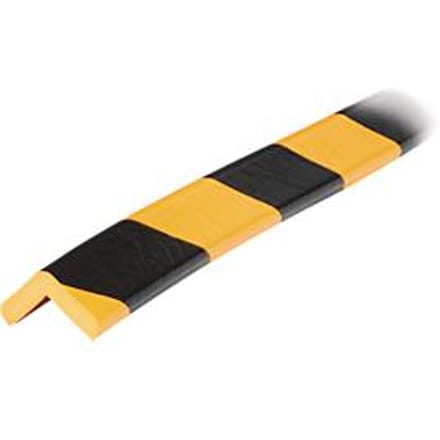 Hoekbeschermprofiel type E, m1, geel/zwart