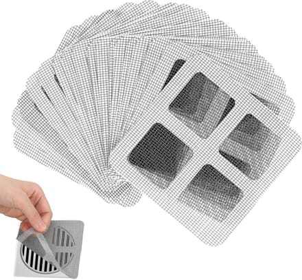 Dailygoods- Haarzeef 20 Stuks - Afvoerzeef 10 x 10 cm - Haarvanger