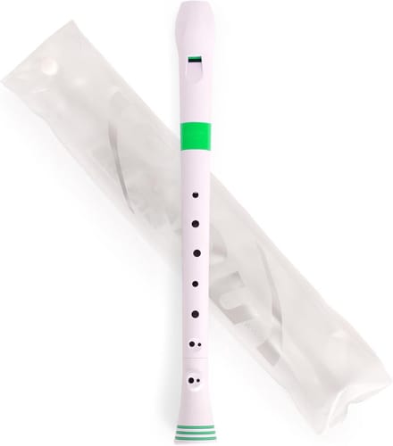 Sopraanblokfluit Nasale Instrument Wit/Blauw voor Beginners