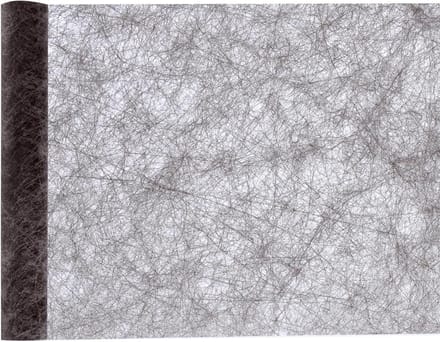 Santex Tafelloper op rol - zwart - 30 x 500 cm - non woven polyester