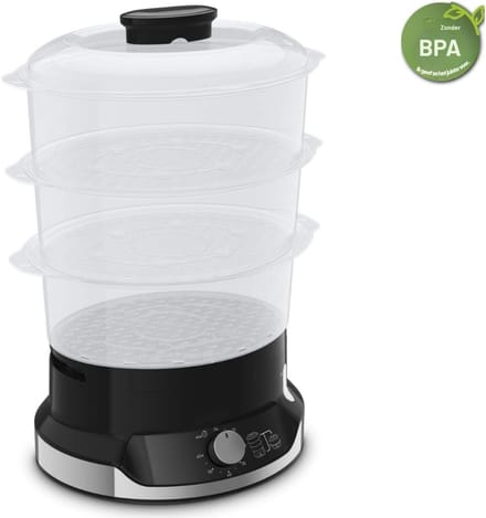 Core® Stoomkoker - Stoomkokers - Stoompan - Wit - 27cm x 31cm x 28cm