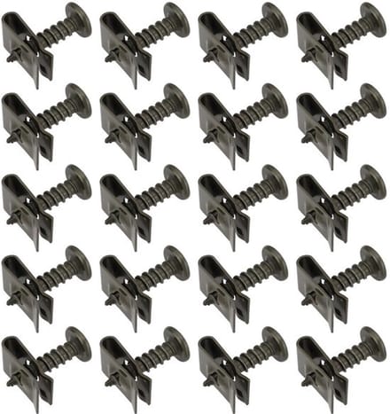 Allecto - Plastic Cover Schroeven - 20 Sets - Voor Auto - Motor