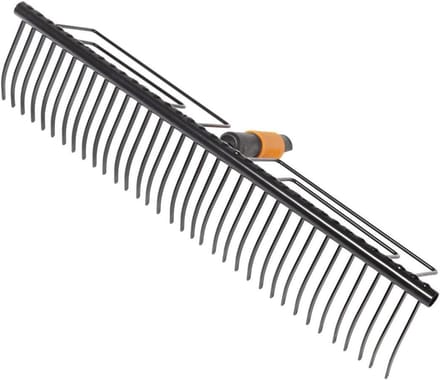 Rake Tool Head with 35 Teeth Width 57 cm Hardened Steel Black QuikFit 1000656
