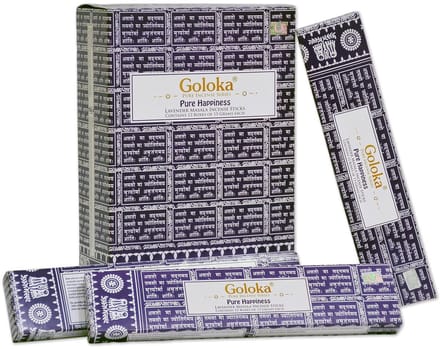 Goloka - pure happiness - lavendel - wierook - doos 12 pakjes