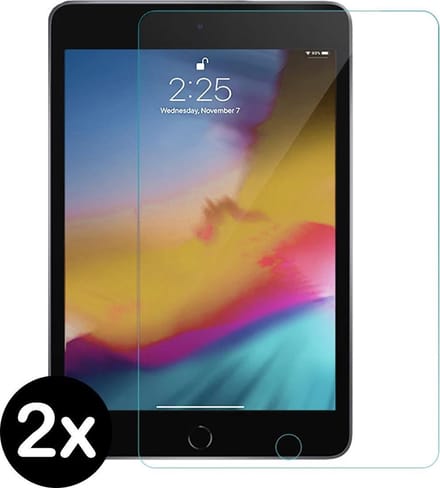 Screenprotector - 2 Stuks - Geschikt voor Apple iPad Mini 1 (2012) - 7.9 inch - Extra Sterk - Beschermglas - Gehard Glas - Tempered Glass - Screen Protector