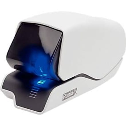 Rapid Snelle Contactloze Elektrische Nietmachine 5025E - Tot 25 Vel - Wit