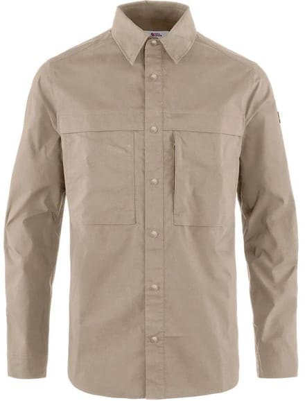 Fjällräven Abisco Trail Overhemd Met Lange Mouwen Beige M Man
