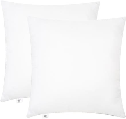 Set van 2 vierkante sierkussens 45x45 cm - Polyester vulkussens voor bank en bed