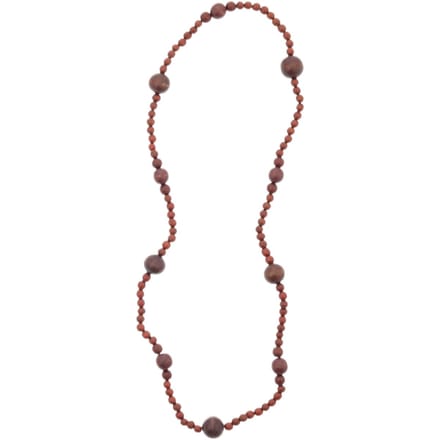 Behave – Ketting – Hout – Balans kralen – Trendy – 88 cm