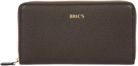 BRIC'S Leren portemonnee Gondola Verbena Wallet Ebony donkerbruin