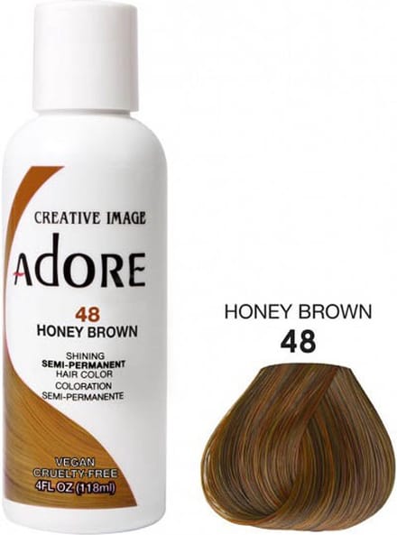 Semi Permanent Hair Color 48 - Honey Brown